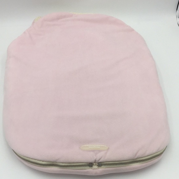 JJ Cole Bundle Me Car Seat Cover Winter Sherpa Fleece Pink Infant up t… - Picture 2 of 14
